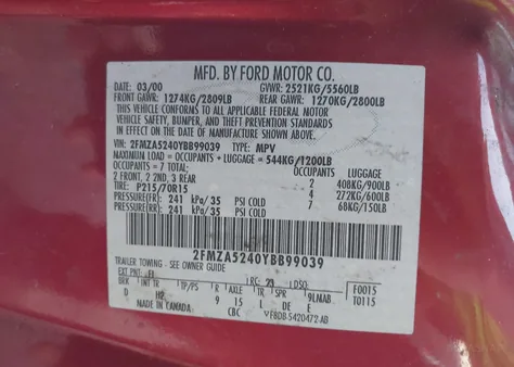 2FMZA5240YBB99039